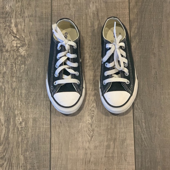 Converse Other - Children's Converse All Star, low top, black sneakers-size 11.5